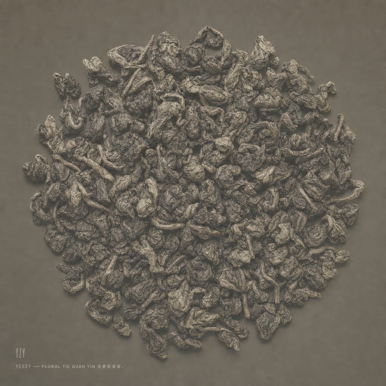 The design — Floral Tie Guan Yin